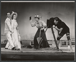 William Daniels, Piper Laurie, Jo Van Fleet and Paul E. Richards in the stage production Rosemary and the Alligators