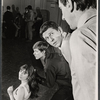 Patricia McAneny, Noel Craig, Brian Murray and John Wood in rehearsal for the stage production Rosencrantz and Guildenstern Are Dead