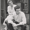 Betty Field and Warren Beatty in the stage production A Loss of Roses