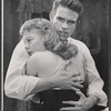 Carol Haney and Warren Beatty in the stage production A Loss of Roses