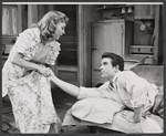 Carol Haney and Warren Beatty in the stage production A Loss of Roses