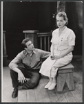 Warren Beatty and Betty Field in the stage production A Loss of Roses