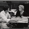 Warren Beatty and Shirley Booth in rehearsal for the stage production A Loss of Roses