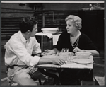 Warren Beatty and Shirley Booth in rehearsal for the stage production A Loss of Roses