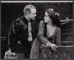 Alfred Drake and Camila Ashland in the stage production Lorenzo