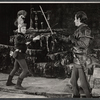 Alfred Drake [left] and unidentified in the stage production Lorenzo