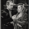 Alfred Drake and Carmen Mathews in the stage production Lorenzo