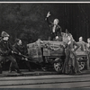 Leigh Wharton, Jerome Raphel, Alfred Drake, Carmen Mathews, Robert Drivas, and Louise Sorel in the stage production Lorenzo
