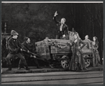 Leigh Wharton, Jerome Raphel, Alfred Drake, Carmen Mathews, Robert Drivas, and Louise Sorel in the stage production Lorenzo