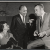 Ruth White, Charles Boyer and Edmon Ryan in rehearsal for the stage production Lord Pengo