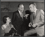 Ruth White, Charles Boyer and Edmon Ryan in rehearsal for the stage production Lord Pengo