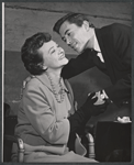 Ruth White and Brian Bedford in rehearsal for the stage production Lord Pengo
