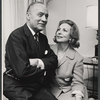Charles Boyer and Agnes Moorehead in rehearsal for the stage production Lord Pengo