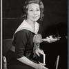 Agnes Moorehead in rehearsal for the stage production Lord Pengo