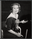 Agnes Moorehead in rehearsal for the stage production Lord Pengo