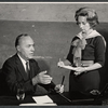 Charles Boyer and Agnes Moorehead in rehearsal for the stage production Lord Pengo