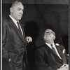 Charles Boyer and unidentified in rehearsal for the stage production Lord Pengo