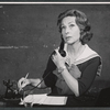 Agnes Moorehead in rehearsal for the stage production Lord Pengo