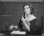 Agnes Moorehead in rehearsal for the stage production Lord Pengo