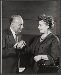 Charles Boyer and Betty Sinclair in rehearsal for the stage production Lord Pengo