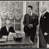 Charles Boyer, Lee Richardson and Reynolds Evans in the stage production Lord Pengo