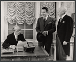 Charles Boyer, Lee Richardson and Reynolds Evans in the stage production Lord Pengo