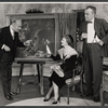 Charles Boyer, Ruth White and Edmon Ryan in the stage production Lord Pengo