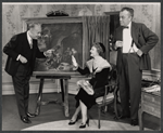 Charles Boyer, Ruth White and Edmon Ryan in the stage production Lord Pengo