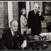 Charles Boyer, Agnes Moorehead and Laurie Main in the stage production Lord Pengo