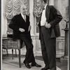 Charles Boyer and Edmon Ryan in the stage production Lord Pengo