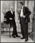 Charles Boyer and Edmon Ryan in the stage production Lord Pengo