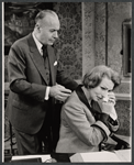 Charles Boyer and Agnes Moorehead in the stage production Lord Pengo