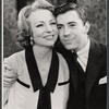 Agnes Moorehead and Brian Bedford in the stage production Lord Pengo