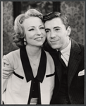 Agnes Moorehead and Brian Bedford in the stage production Lord Pengo