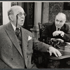 Charles Boyer [right] and unidentified in the stage production Lord Pengo
