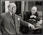 Charles Boyer [right] and unidentified in the stage production Lord Pengo