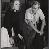 Nancy Devlin and Arthur Kennedy in rehearsal for the stage production The Loud Red Patrick