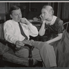 David Wayne and Peggy Maurer in rehearsal for the stage production The Loud Red Patrick
