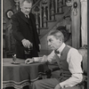 Arthur Kennedy and David Wayne in the stage production The Loud Red Patrick