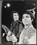 Harvey Solin and Jaime Sanchez in the stage production Louis and the Elephant