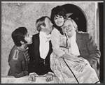 Nick Ullett, Michael O'Sullivan, Marcia Rodd and Tony Hendra in the stage production Love and Let Love