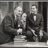 Bruce Swerdfager and Gene Saks in the stage production Love and Libel
