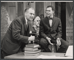Bruce Swerdfager and Gene Saks in the stage production Love and Libel