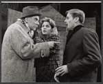 Laurence Hardy, Corinne Conley and James Edmond in the stage production Love and Libel
