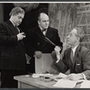 Tony Van Bridge, Leo Leyden and unidentified in the stage production Love and Libel