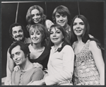 Louis Negin, Gabriel Gascon, Ann Mortifee, Sandra Caron, Margaret Robertson, Bill Schustik and unidentified in the stage production Love and Maple Syrup