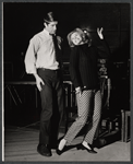 Hal Buckley and Kathleen Nolan in rehearsal for the stage production Love in E Flat