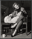 Hal Buckley and Kathleen Nolan in rehearsal for the stage production Love in E Flat