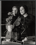 Kathleen Nolan and Marcia Rodd in rehearsal for the stage production Love in E Flat