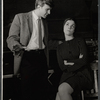 Joe Ponazecki and Marcia Rodd in rehearsal for the stage production Love in E Flat
